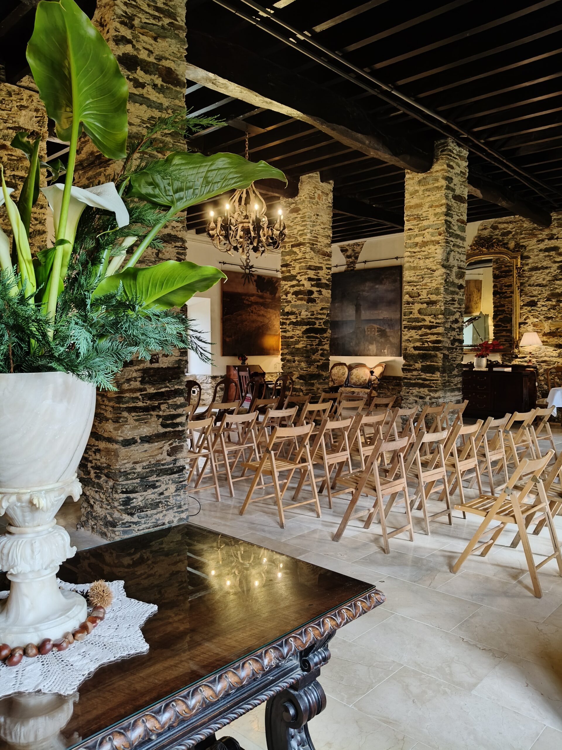 Salón de los Pilares hoy