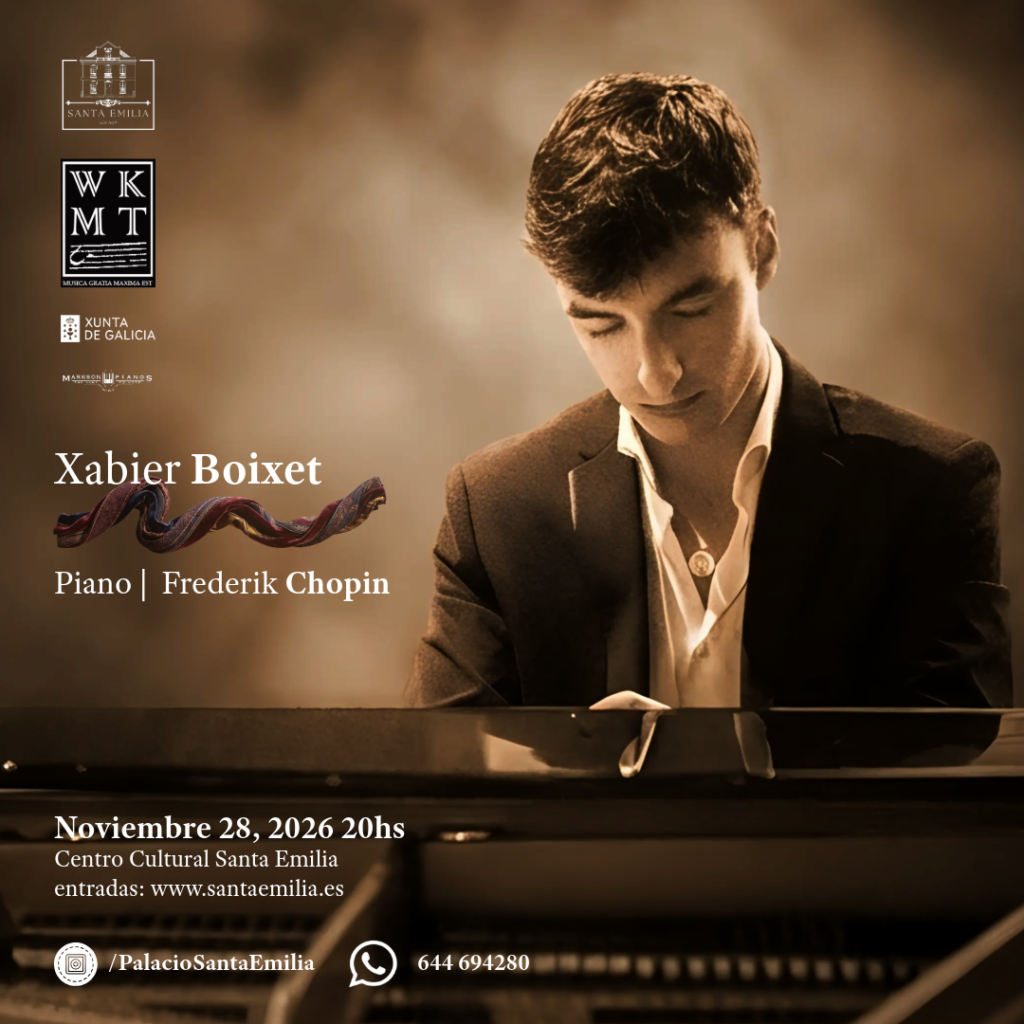 28 de Noviembre - Concierto para Piano - Santa Emilia