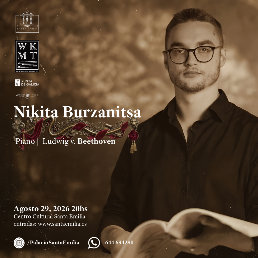 Nikita Burzanitsa - Recital Piano - 29 de Agosto