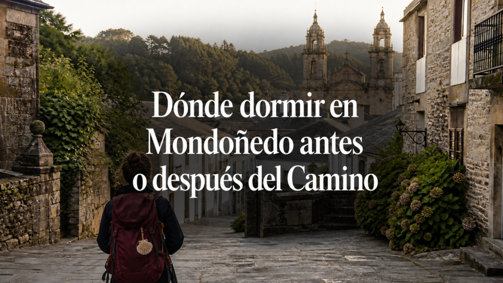 Dónde dormir en Mondoñedo antes o después del Camino