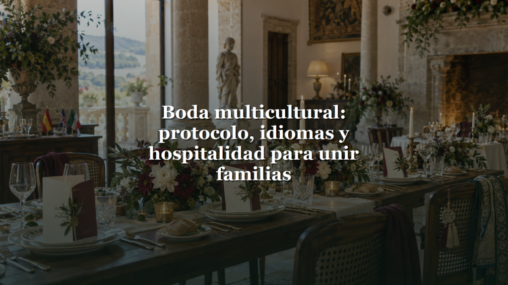 Boda multicultural: protocolo, idiomas y hospitalidad para unir familias