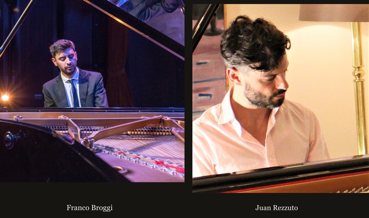 Retrato de Franco Broggi y Juan Rezzuto.