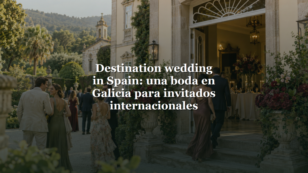 Destination wedding in Spain: una boda en Galicia para invitados internacionales