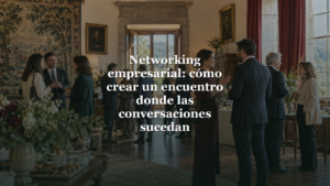 Networking empresarial: cómo crear un encuentro donde las conversaciones sucedan