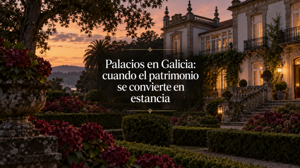 Palacios en Galicia: cuando el patrimonio se convierte en estancia