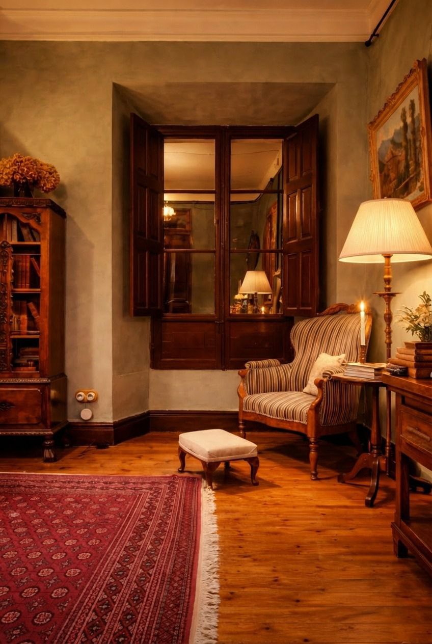 Biblioteca tranquila de Santa Emilia para descansar después del Camino