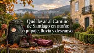 Qué llevar al Camino de Santiago en otoño: equipaje, lluvia y descanso