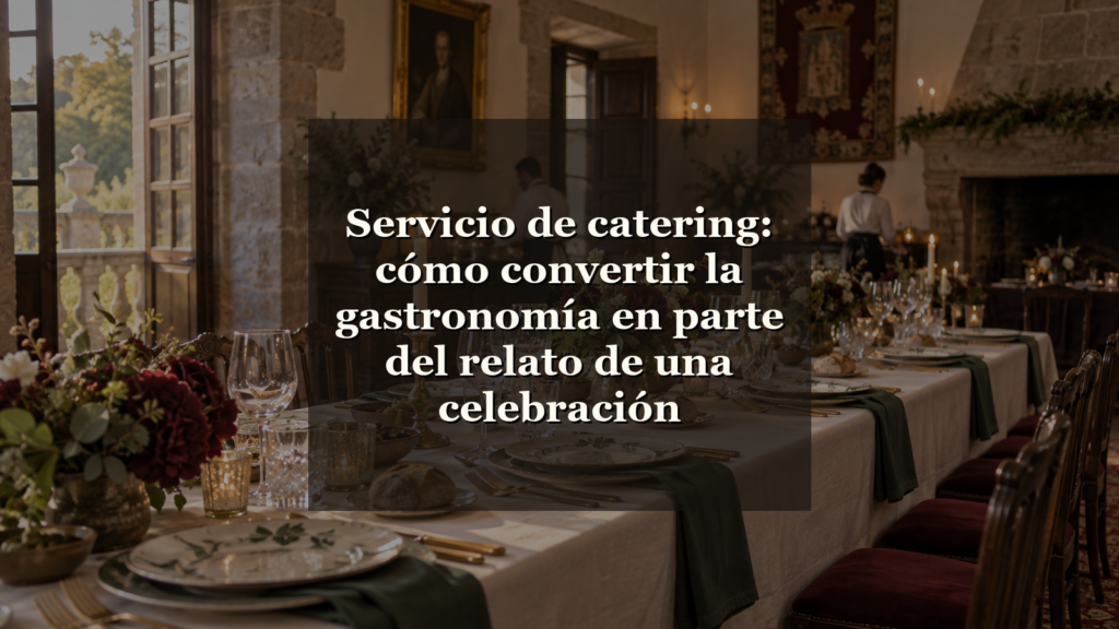 Servicio de catering: cómo convertir la gastronomía en parte del relato de una celebración