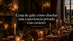 Cena de gala: cómo diseñar una experiencia privada con carácter