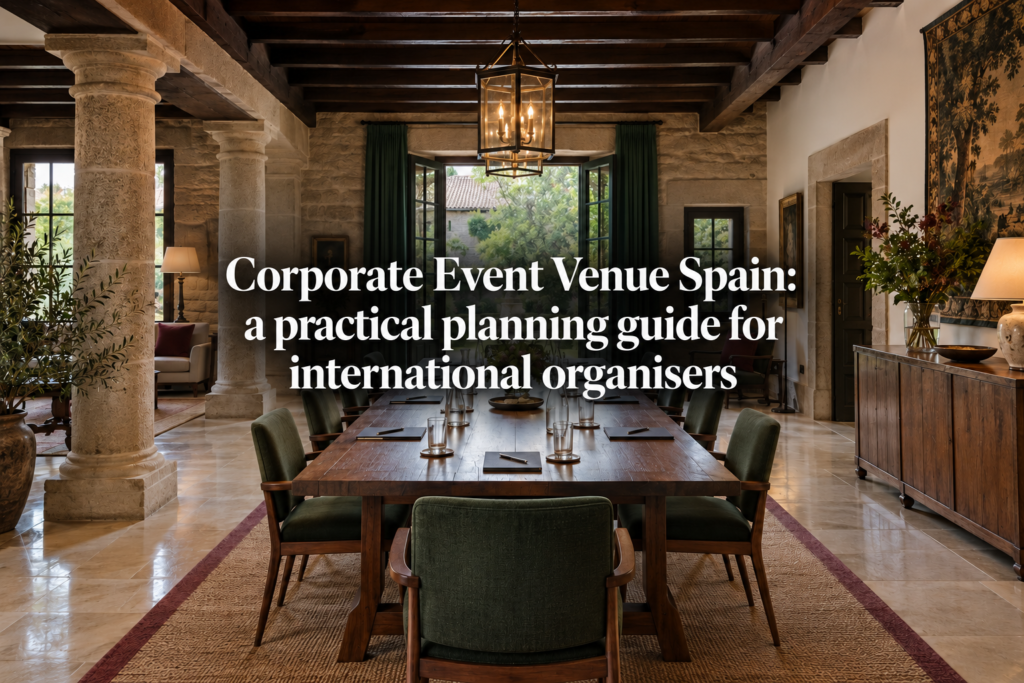 Corporate Event Venue Spain: a practical planning guide for international organisers
