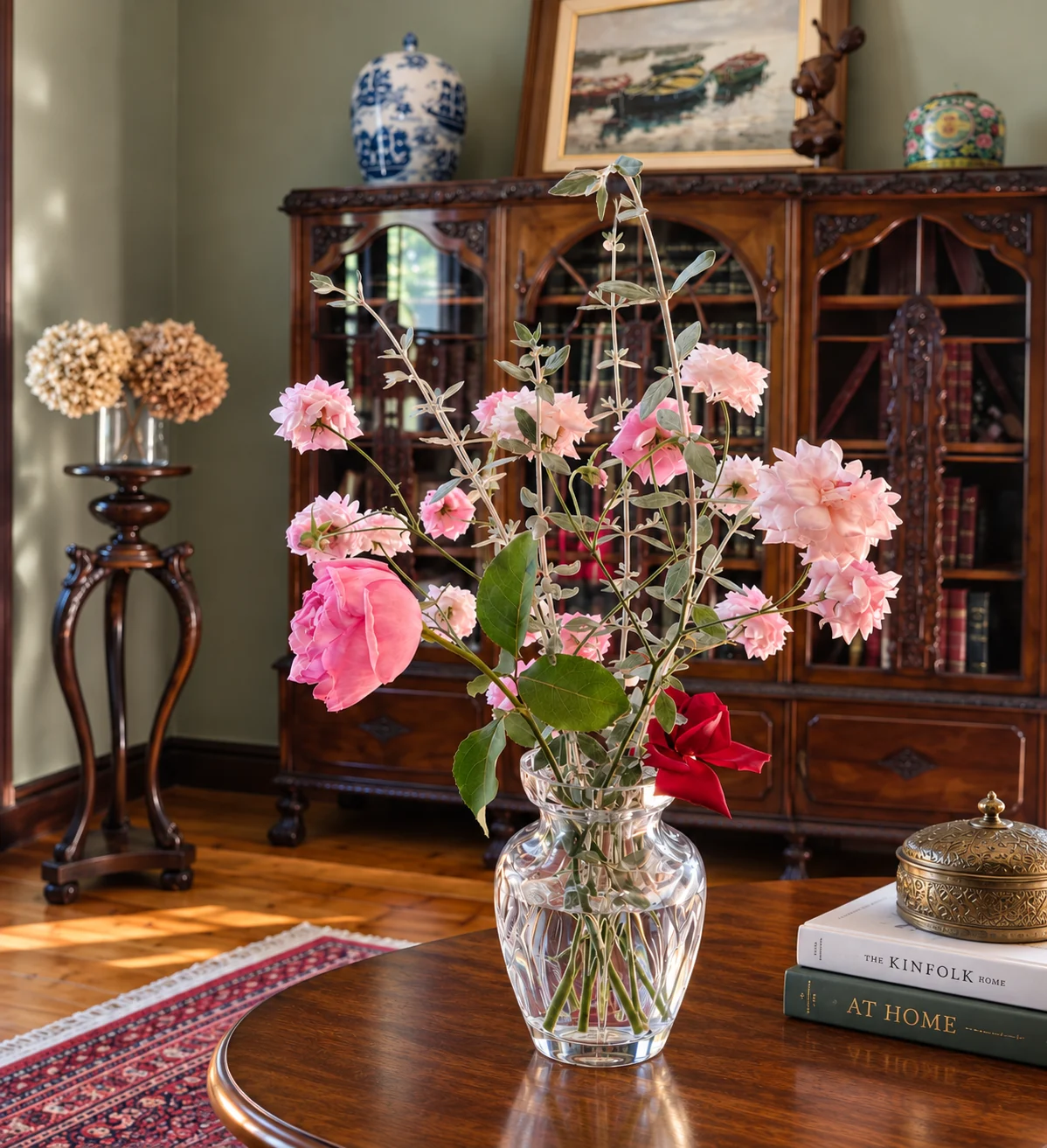 Entre libros y flores